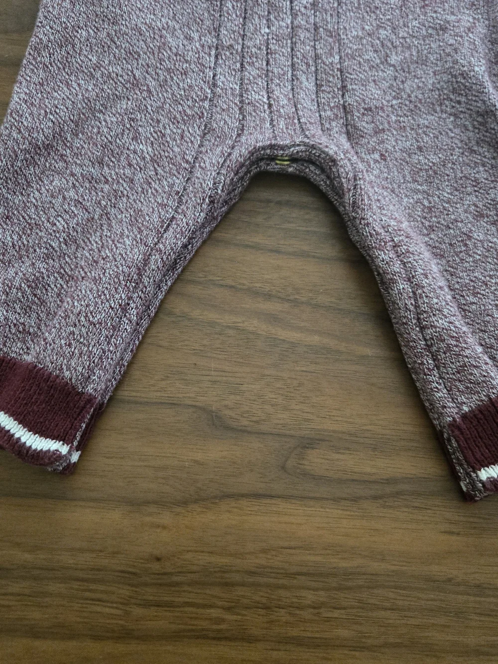 Cat & Jack Heather Burgundy Knit Baby Romper Sweater Jumpsuit One Piece 3M